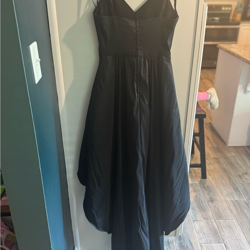 B Darlin Black High Low Cocktail Dress - Picture 2 of 2